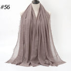 Wholesale Polyester Scarves: 105 Colors, 10-Day Lead, 90x180cm | Spring/Summer Women's Fashion