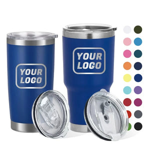 Custom logo Stainless Steel Travel Tumbler with Lid for Coffee, Office & Daily Use