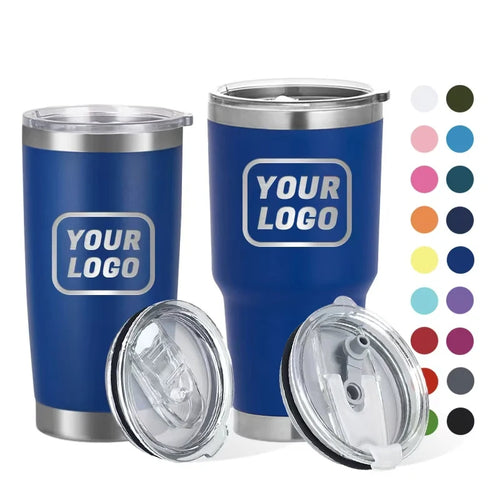 Custom logo Stainless Steel Travel Tumbler with Lid for Coffee, Office & Daily Use
