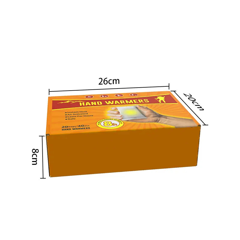 Custom 20 Hour Hand Warmer | 20,000 Pairs MOQ Class II Heating Patch