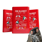 Custom Fire Blanket 550°C | 100 Pcs MOQ CE EN1869 Fiberglass