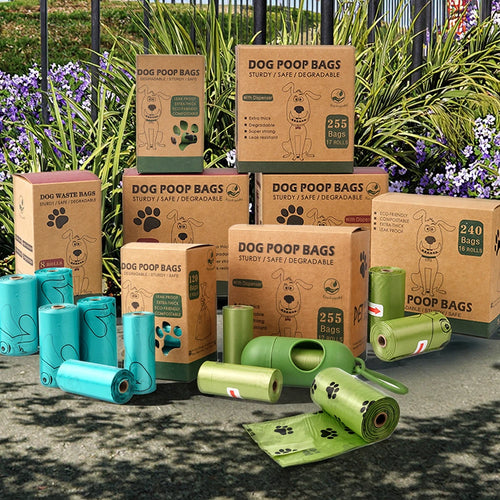 Custom Cornstarch Dog Poop Bags | Biodegradable Compostable | Eco-Friendly Wholesale