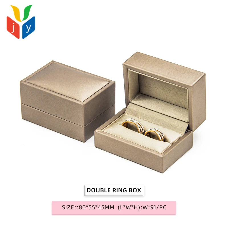 Custom PU Leather Jewelry Boxes with Logo | MOQ 100