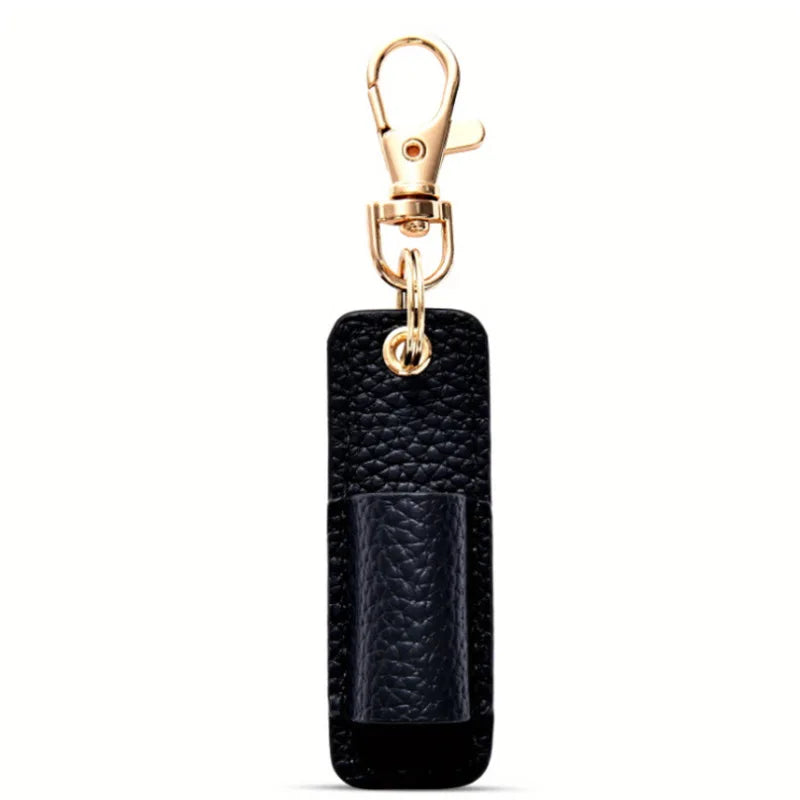 Custom PU Leather Pencil Case 5x2cm | Litchi Pattern | 2pc MOQ | Luxury