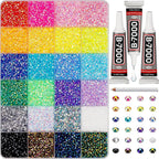 40 Color Resin Rhinestone Set 3mm | 14 Facets | DIY Nail Art Craft