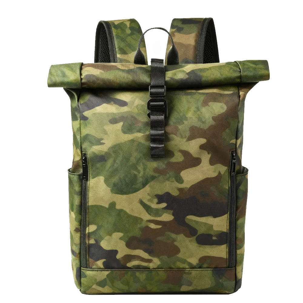 Custom Roll-Top Backpack with Logo | Bulk MOQ 50