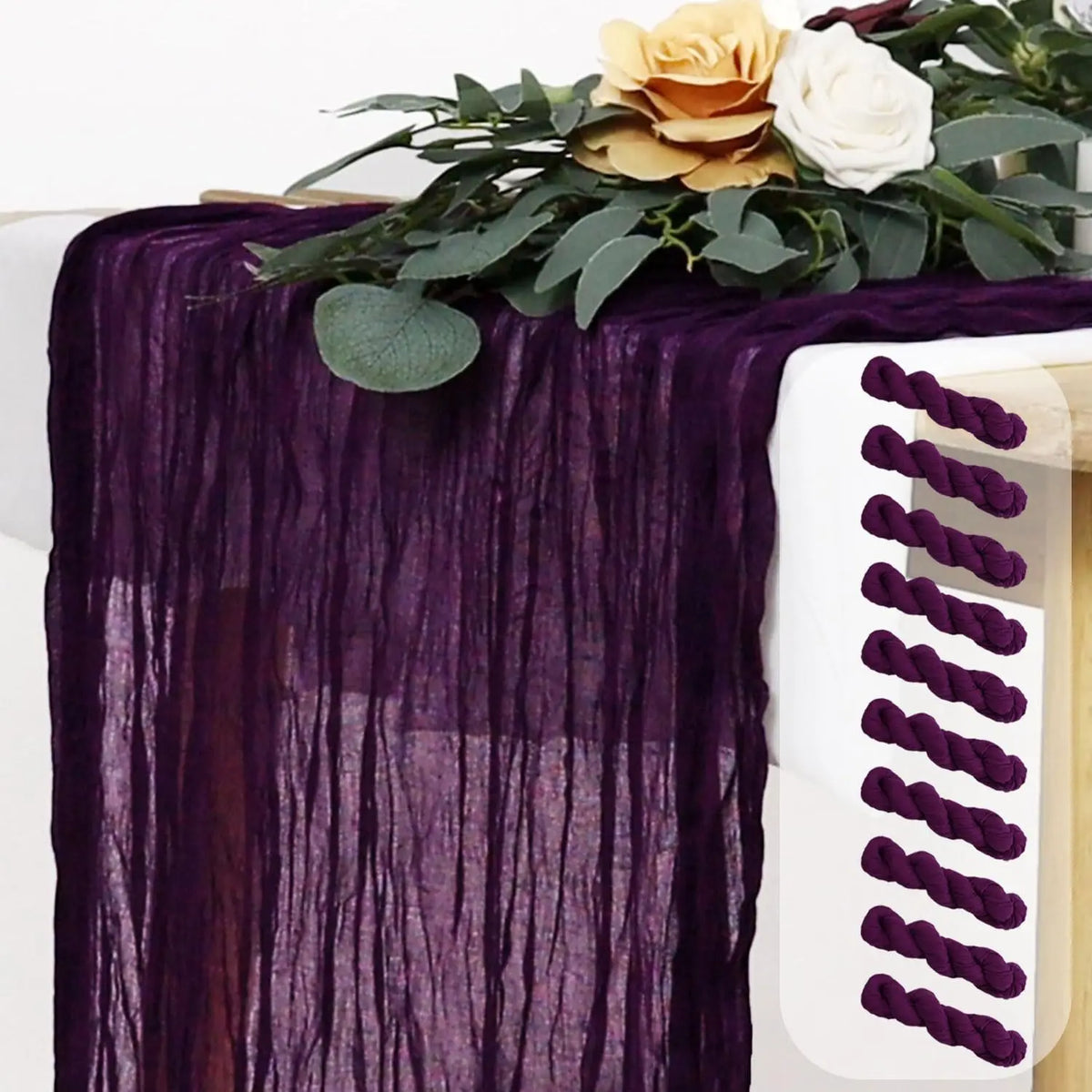 Cheesecloth Table Runners | OEKO-TEX | MOQ 1 | Luxury