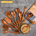 Custom Wooden Utensil Sets with Logo – Bamboo, 1 MOQ, 31-Day Lead