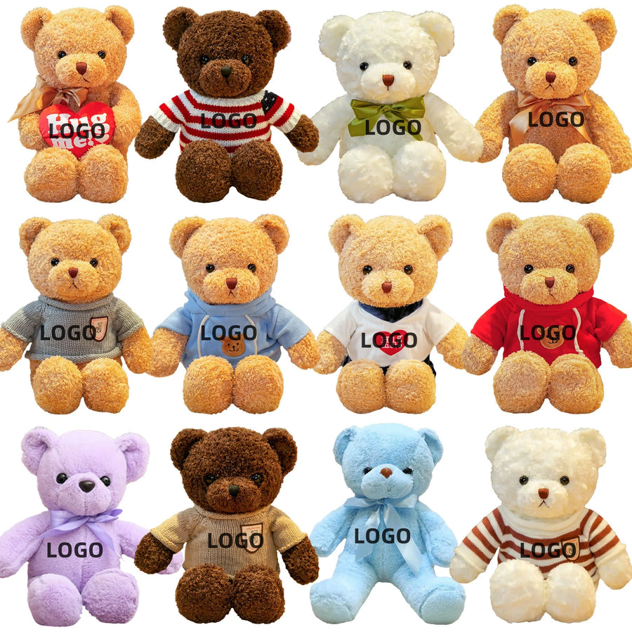 Custom Teddy Bears | 1 MOQ | 7-Day Sample | Embroidered Logo