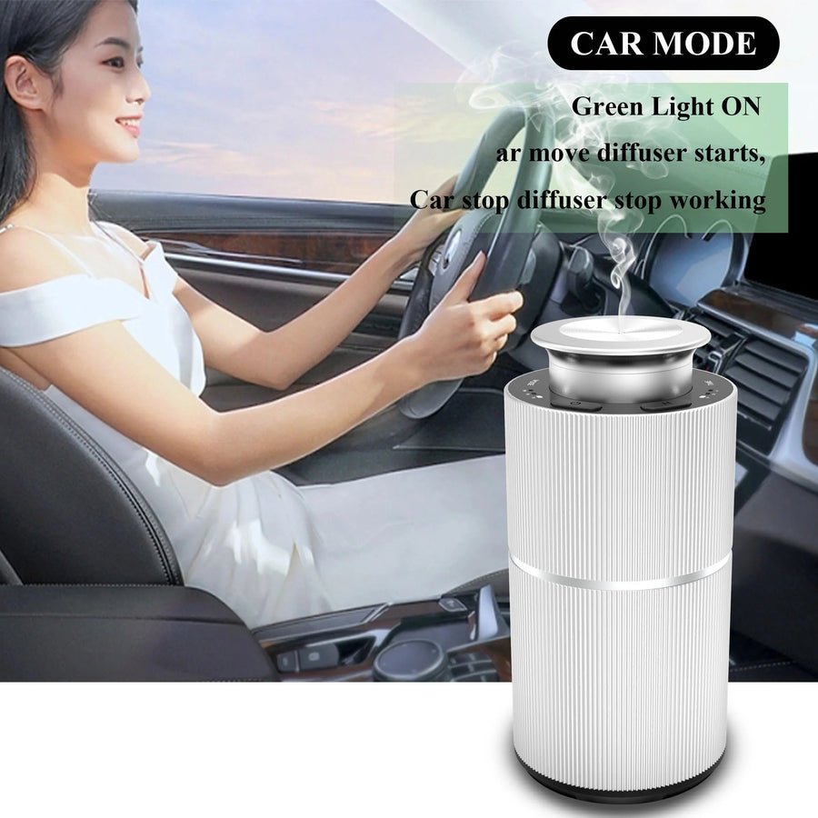 Customized Logo USB Car Diffuser | Aluminum MOQ 20 Pcs