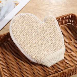 Natural Fiber Exfoliating Gloves | REACH/CA65 | MOQ 1 | 7-Day Lead Time
