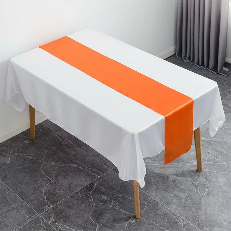 Satin Table Runners | 12×108 Inch | Stocked | MOQ 10
