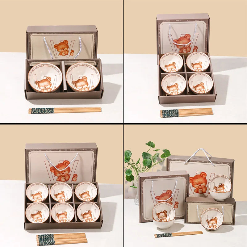 Ceramic Bowl Sets: 20 MOQ, Under-Glazed, Gift Box | Wedding & Corporate Tableware Gifts