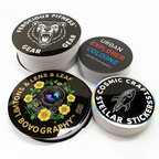Custom Waterproof Vinyl Stickers | 100 Pcs MOQ UV Printing Die-Cut