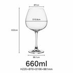 Vintage Crystal Wine Glasses: 500 MOQ, 14-Day Lead, LFGB Certified | Custom 500-1000ml Goblets