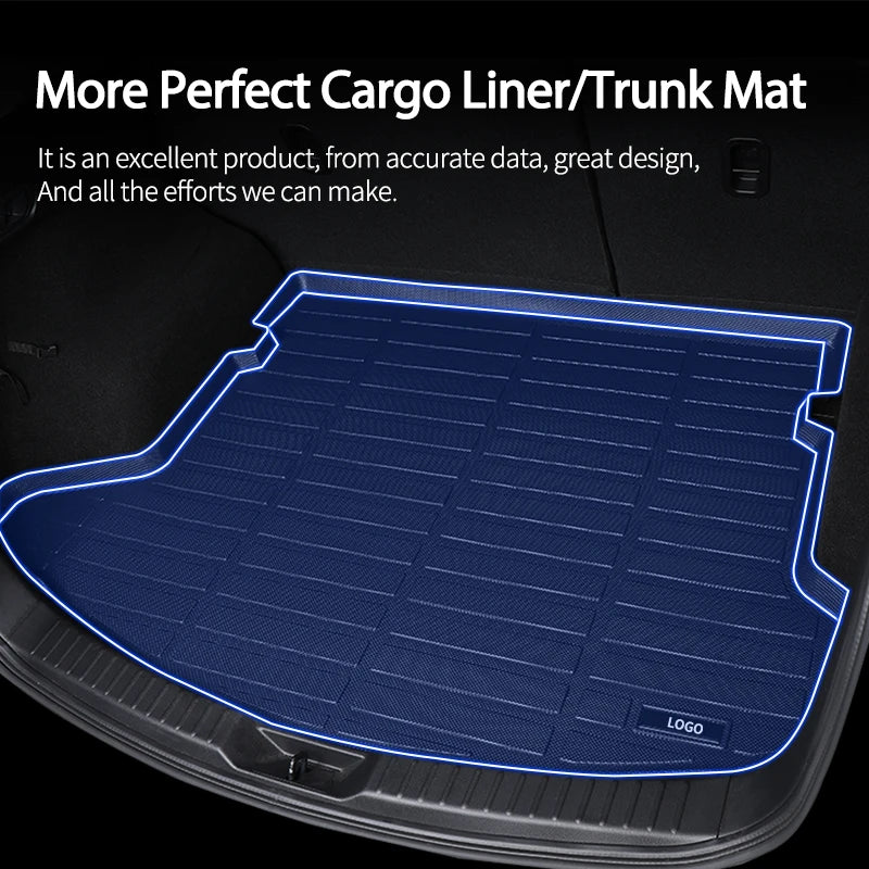 Kia & Hyundai Custom Fit All-Weather TPE Trunk Mat