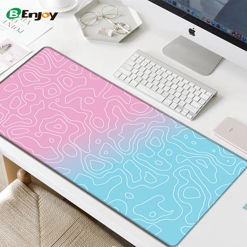 Custom XXL Gaming Desk Mat 900x400mm | Waterproof Fabric, 100 MOQ, REACH & ROHS