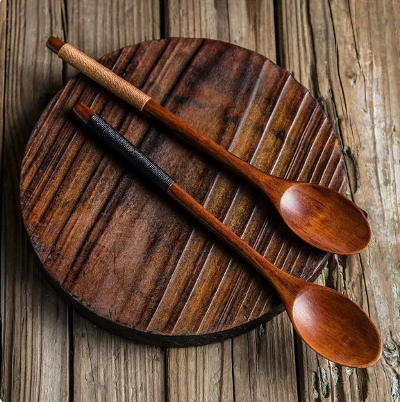 Custom Wooden Tableware Sets with Logo – Hand Polished, Sustainable