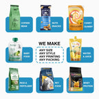 Biodegradable Coffee Pouch | Aluminum Foil Stand-Up Bag with Valve