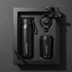 Insulated Water Bottle Set with Logo | 18/8 Steel | 12-24 Hour Insulation