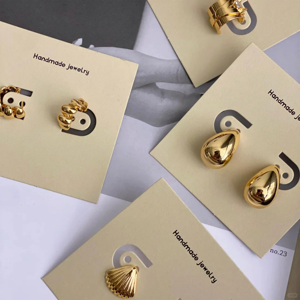 Custom Die Cut Jewelry Tags | Digital Printing Earring Cards