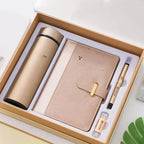 Custom Corporate Gift Set Book & Thermos | 100 Pcs MOQ Trade Show Gift