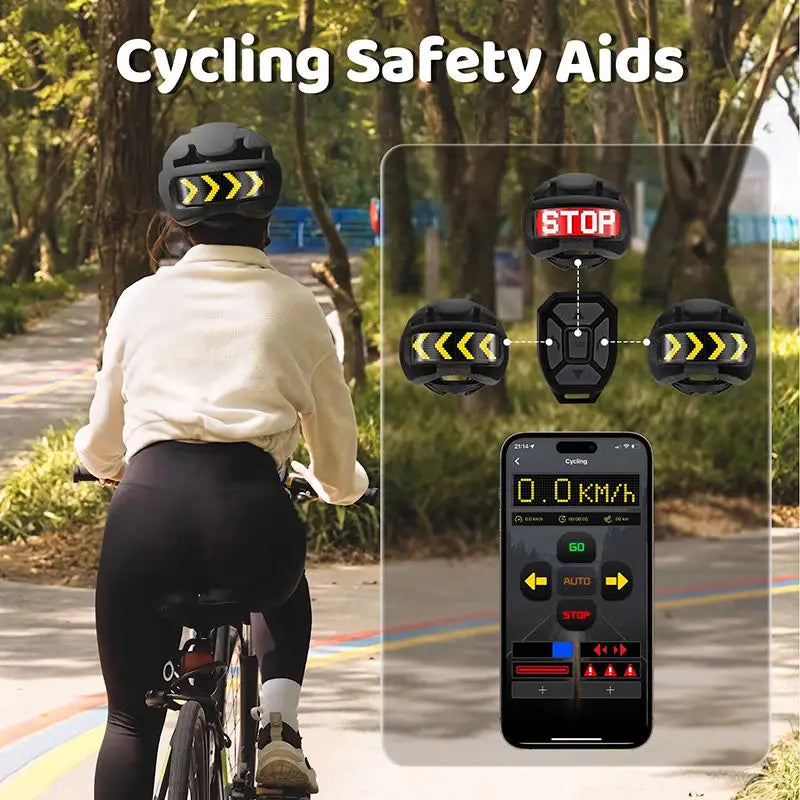 LED Screen Bicycle Helmets with Logo | Adult Cycling Road Bike