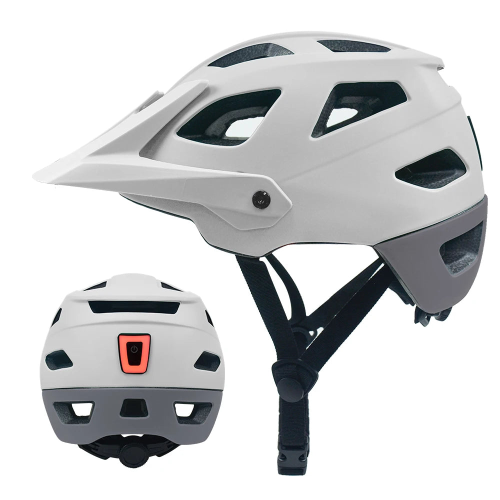 Custom MTB Bike Helmet with Rear Light & Logo | MOQ 1 pc