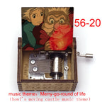 Wooden Hand-Cranked Music Box | Howl's Moving Castle | 10 MOQ | Custom