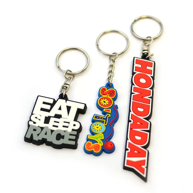 Custom Soft PVC Keychains | 2D/3D Logo | 100 MOQ | 7-Day Lead