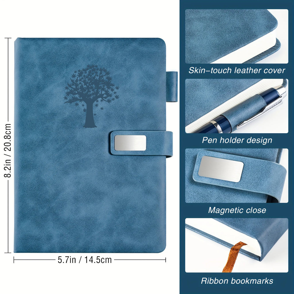 Custom Logo A5 Hardcover Journal Notebook with Magnetic Closure