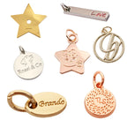 Custom Die-Cast Metal Pendant Charms with Logo | MOQ 100 Pieces