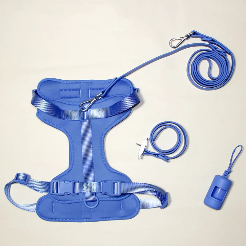 Custom Dog Harness Set with Logo | 300 MOQ | PVC Waterproof
