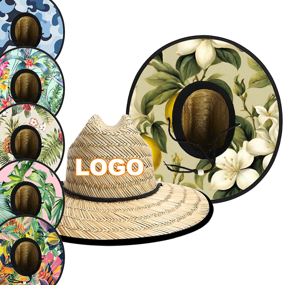 Custom Straw Lifeguard Hats with Logo | 1 MOQ BSCI Certified