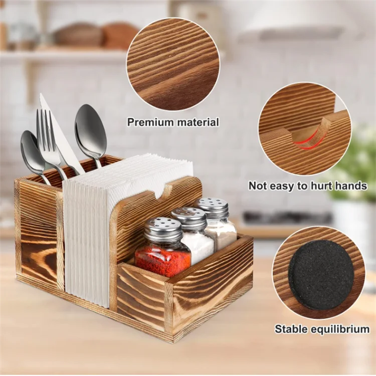 Bamboo Tissue Box Holder | Eco-Friendly Napkin Holder