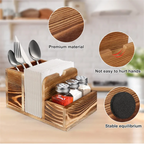 Bamboo Tissue Box Holder | Eco-Friendly Napkin Holder
