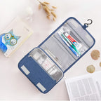 Custom Hanging Toiletry Bag — 500 MOQ, 35-Day Lead Time