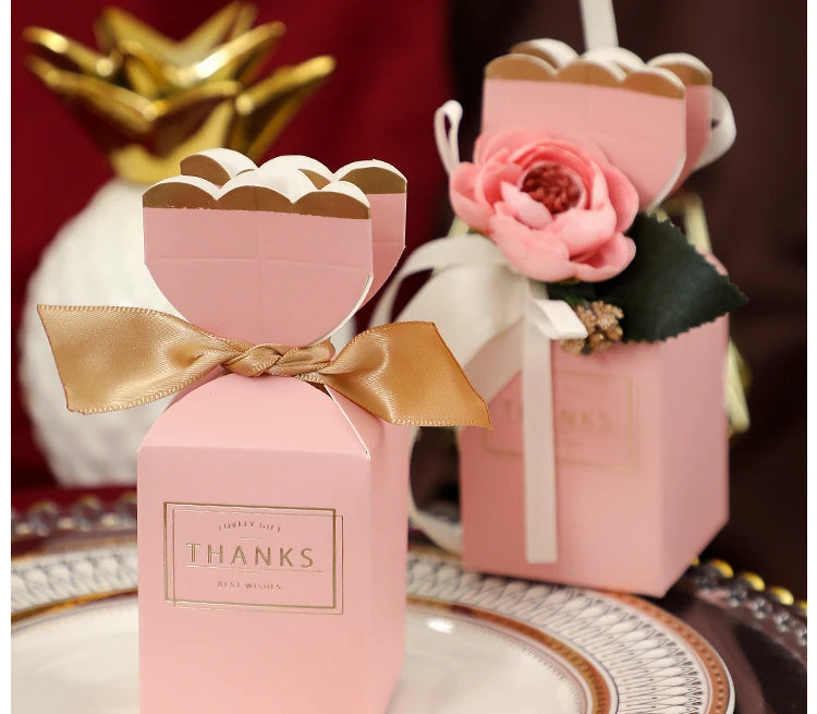 Custom Candy Boxes 100 pcs | Wedding Favor Packaging