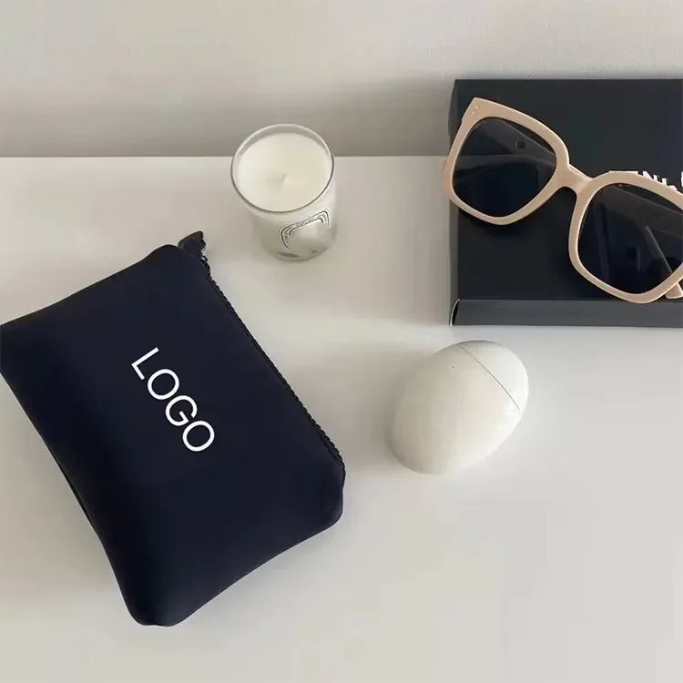 Custom Neoprene Cosmetic Bags | 50 MOQ | Eco-Friendly