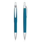 Custom Rubber Coated Pen 1.0mm | Orange Promotional Pen | 50pc MOQ