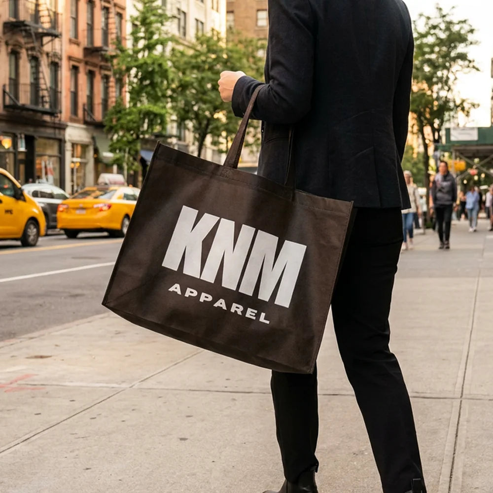 Custom Non-Woven Tote Bag with Logo | 100 MOQ | 7-Day Lead