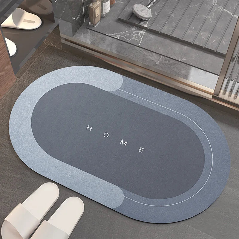 Custom Rubber Bathroom Floor Mat | 4-Layer Absorbent Quick-Dry | Non-Slip Vacuum Seal | MOQ 300