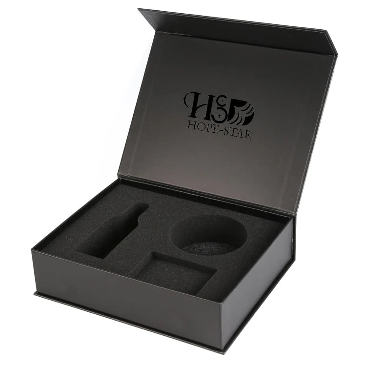 Wholesale Black Magnetic Gift Box with Insert | MOQ 500