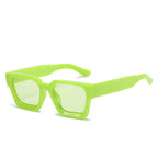 Custom Logo UV400 Rectangle Sunglasses | PC Frame 100 MOQ Private Label