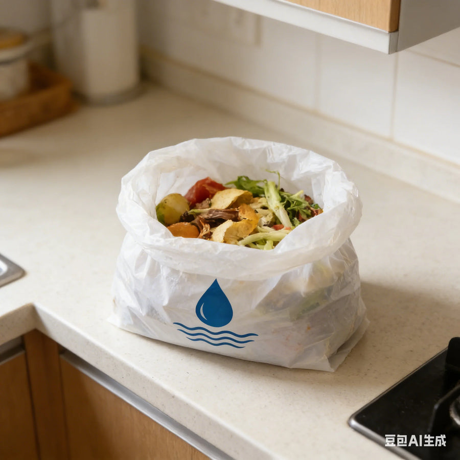 Custom Logo Plastic Bags | Biodegradable PE | MOQ 20,000