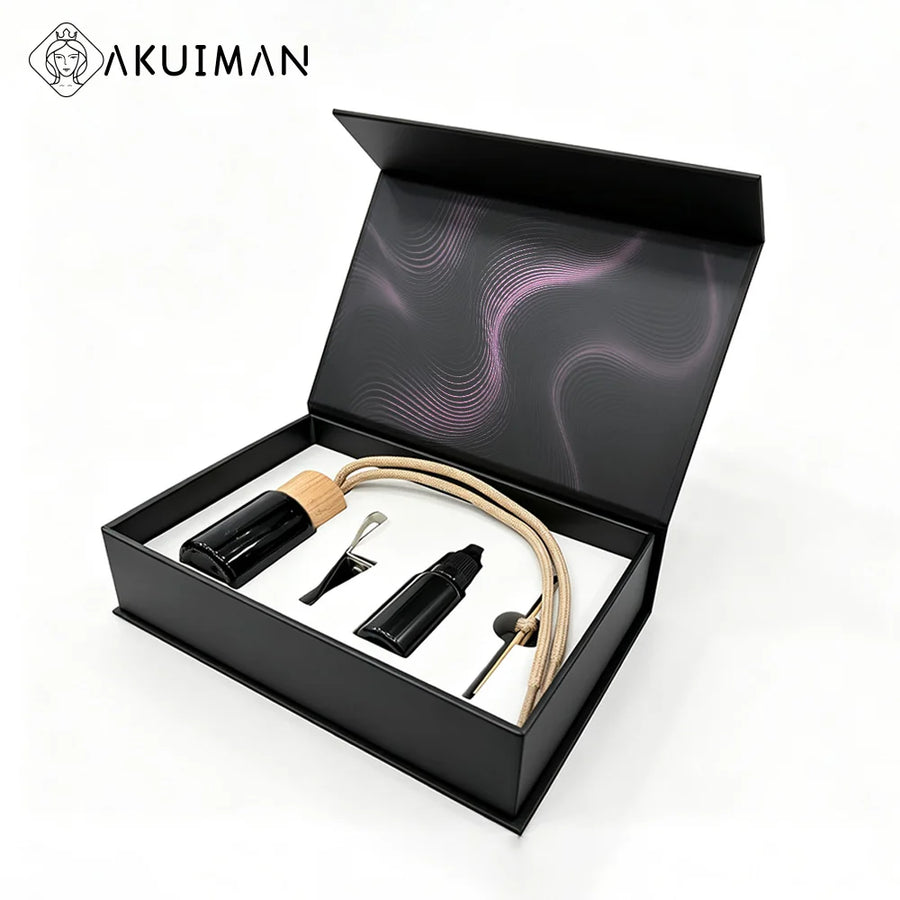 Custom Glass Car Perfume Bottles 1,000 MOQ | Magnetic Gift Box Luxury