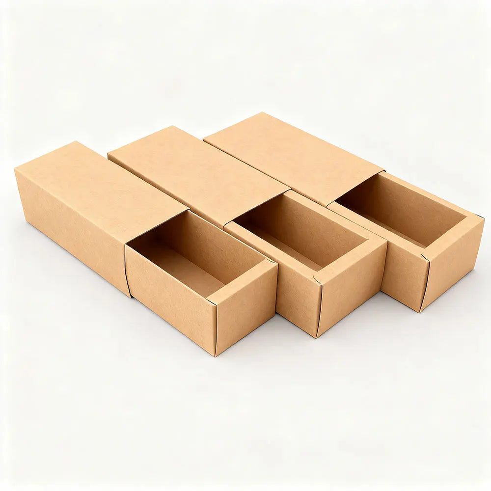 Custom Luxury Sliding Drawer Box | Debossing | 500 MOQ | 30-Day Lead