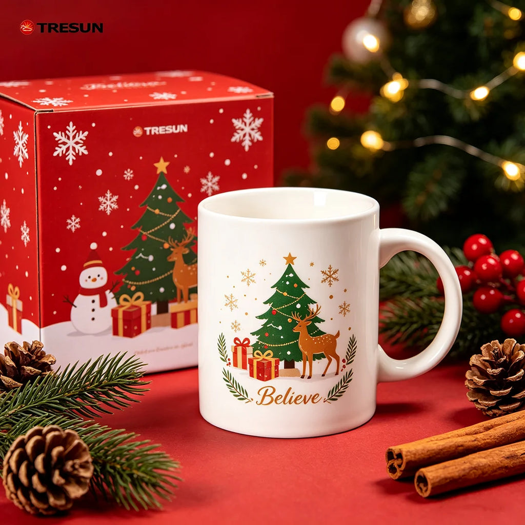 Custom Christmas Mugs 50 pcs | CE Certified