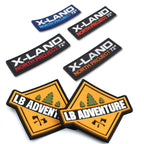 Custom 3D Embossed PVC Labels with Logo Wholesale | Low MOQ