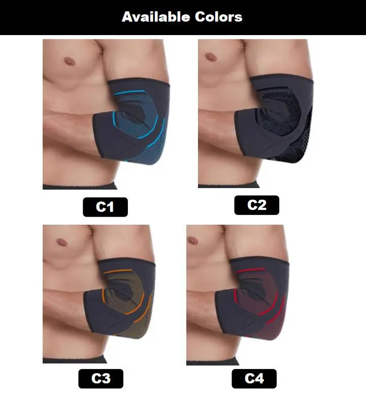 Custom Logo Compression Elbow Brace Nylon | MOQ 300 pairs